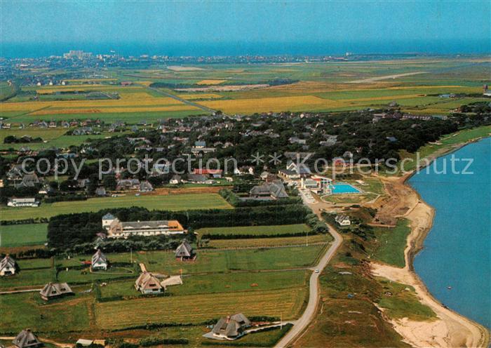 Keitum Sylt Fliegeraufnahme Westerland