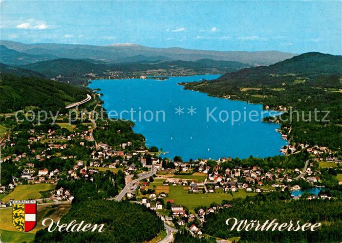 Velden Woerthersee Fliegeraufnahme