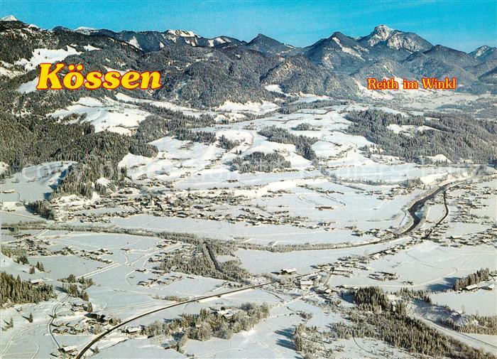 Koessen Tirol Fliegeraufnahme Reith im Winkl