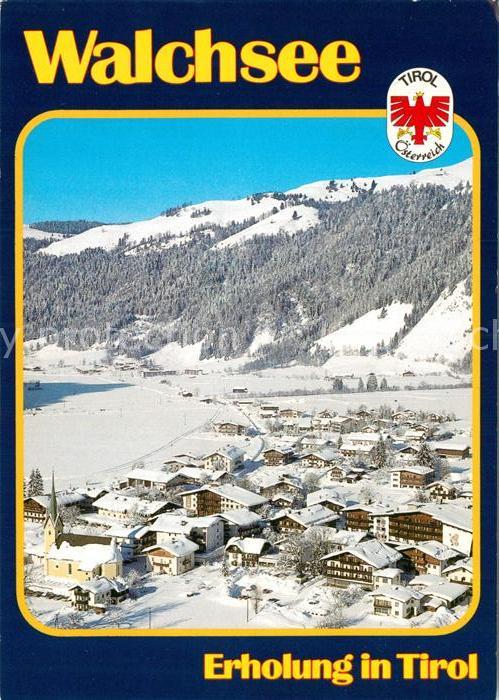 Walchsee Tirol Fliegeraufnahme