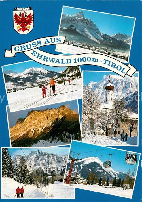 Ehrwald Tirol Luftseilbahn Ski Kirche