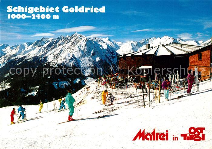 Matrei Osttirol Goldried Ski Panoramarestaurant Grossvenediger