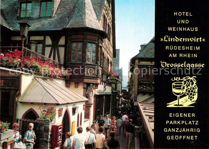 Ruedesheim Rhein Hotel Lindenwirt