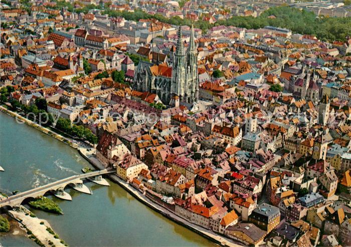 REGENSBURG Bayern Fliegeraufnahme