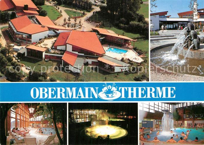 Bad Staffelstein Fliegeraufnahme Obermain Therme Brunnen Hallenbad
