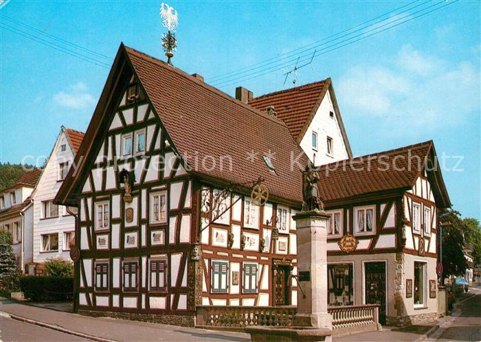 Bad Orb Fachwerkhaus am Wendelinusbrunnen