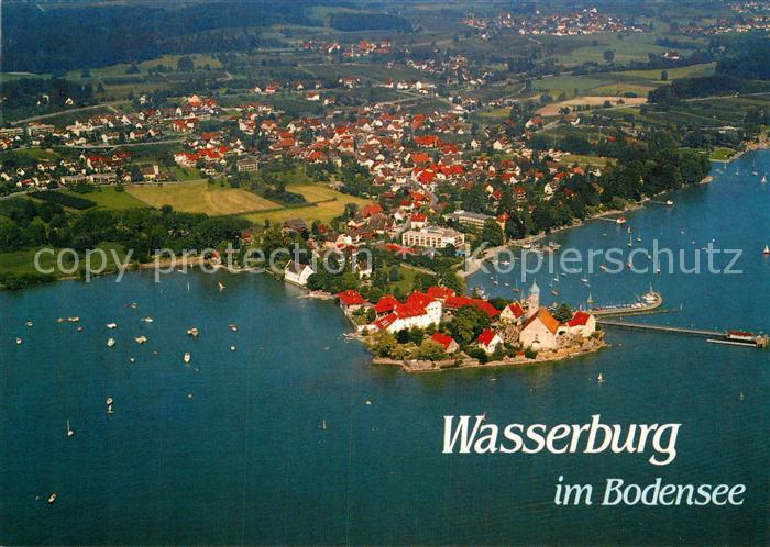 Wasserburg Bodensee Fliegeraufnahme