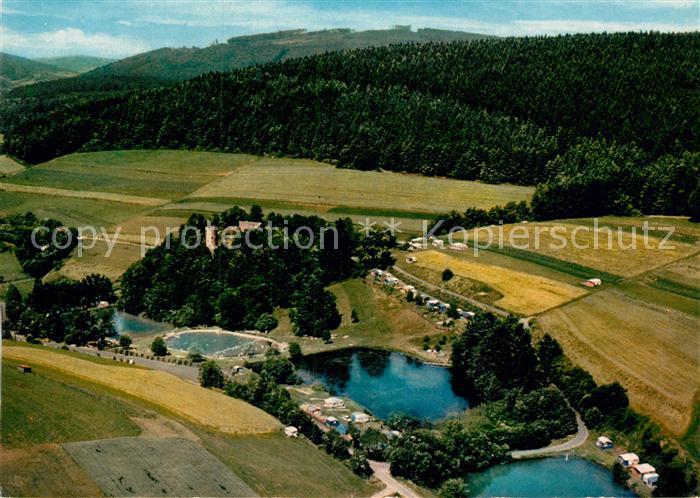 Knuellwald Fliegeraufnahme mit Schwimmbad