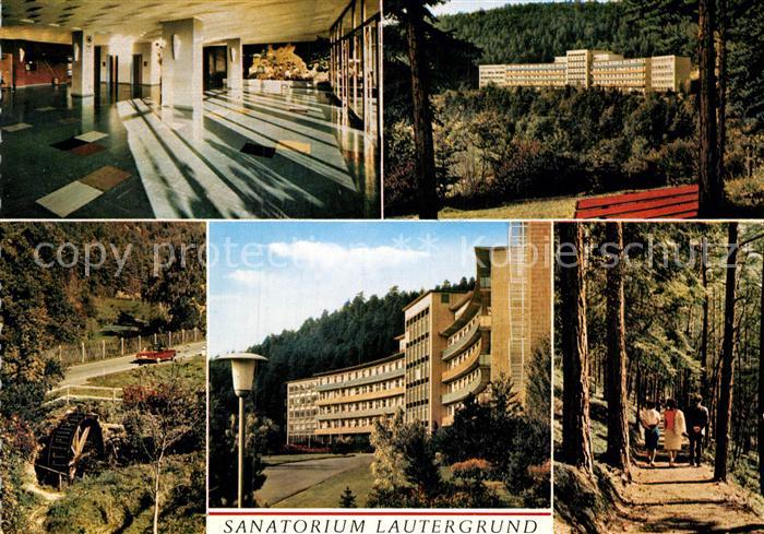 Schwabthal Sanatorium Lautergrund Foyer Waldweg