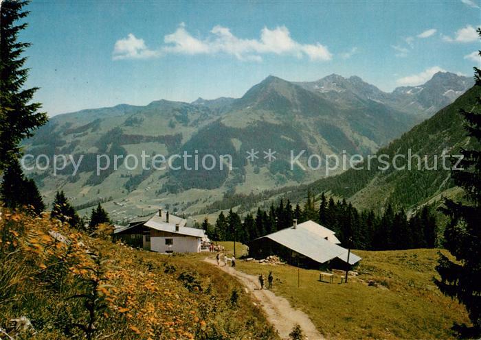 Mittelberg Kleinwalsertal Alpengaststaette Buehlalpe