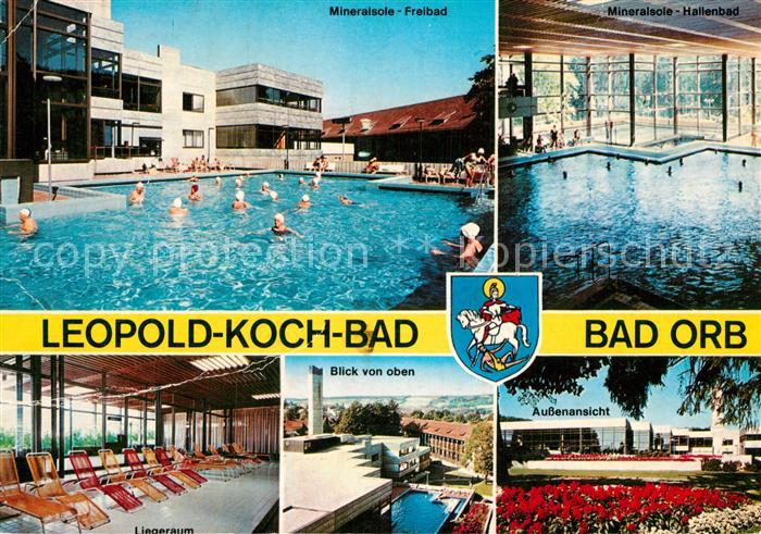 Bad Orb Mineralsole Freibad und Hallenbad Liegeraum Aussenansicht