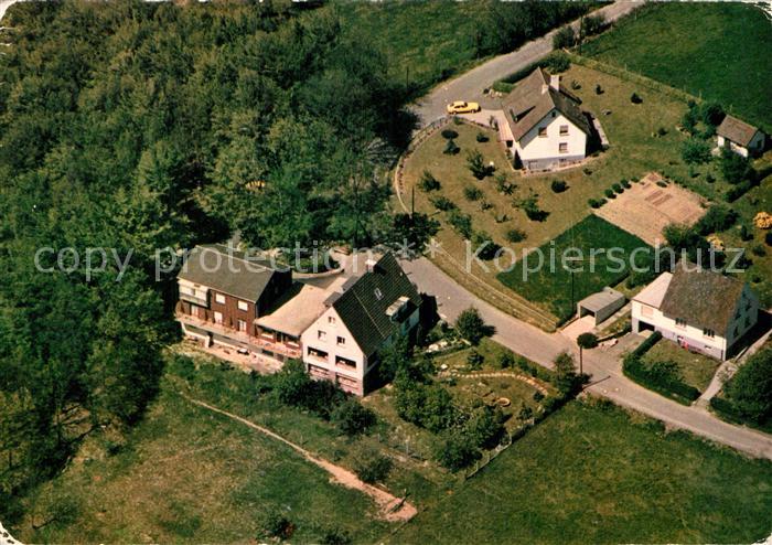 Reichshof Pension Cafe Haus am Walde Fliegeraufnahme