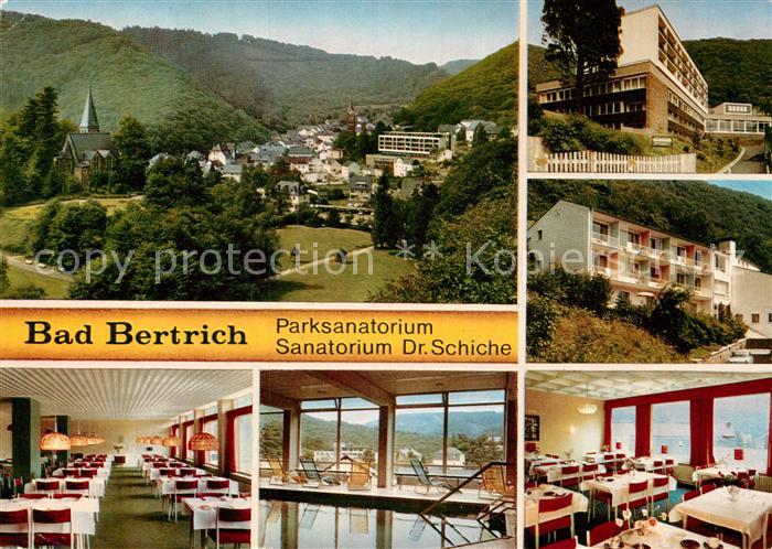 Bad Bertrich Parksanatorium Dr Schiche Speisesaal Hallenbad