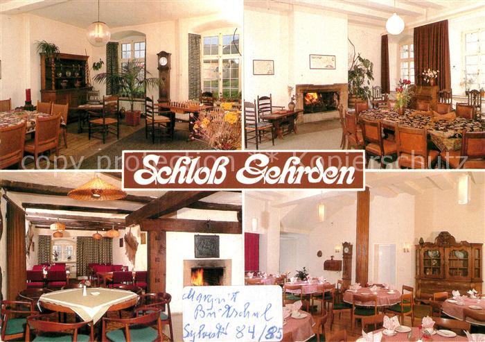 Brakel Westfalen Schloss Gehrden Gastraeume