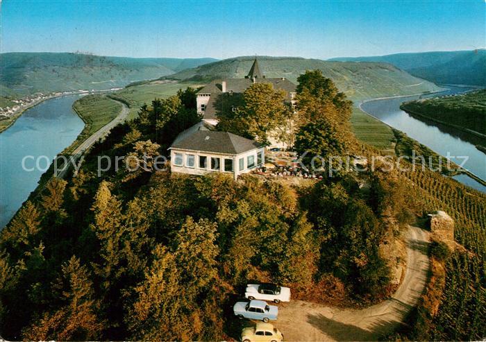 Zell Mosel Berghotel Marienburg Fliegeraufnahme