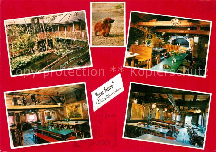 Peterskirchen Oberbayern Fischerhuette und Forellenzucht