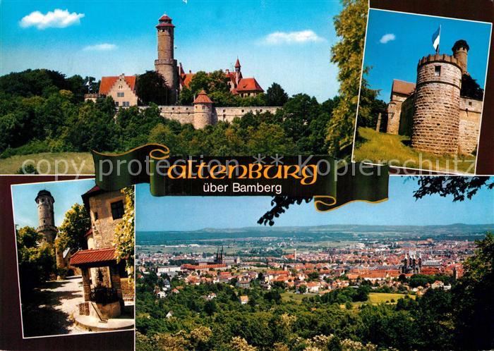 Bamberg Schloss Altenburg Stadtblick