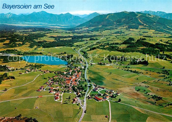 Bayersoien Oberammergau Fliegeraufnahme