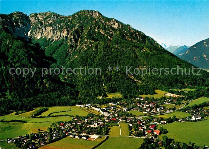 Bayerisch Gmain mit Predigtstuhl Fliegeraufnahme