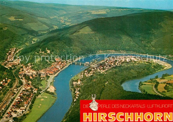 Hirschhorn Neckar Fliegeraufnahme
