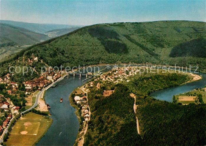 Hirschhorn Neckar Fliegeraufnahme