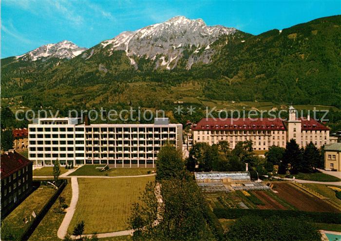 Bad Reichenhall Staedt Krankenhaus mit Zwiesel und Hochstaufen