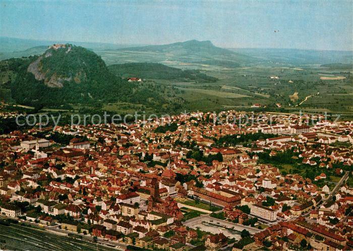 Singen Hohentwiel Fliegeraufnahme mit Hohenstaufen