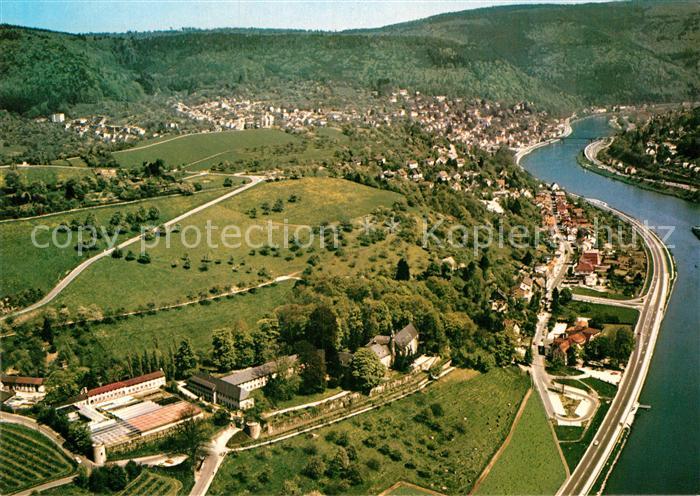 Heidelberg Neckar Abtei Neuburg Fliegeraufnahme
