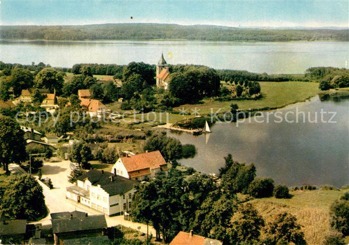 Bosau am Gr Ploener See Fliegeraufnahme
