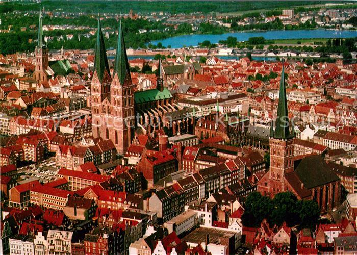 Luebeck Fliegeraufnahme