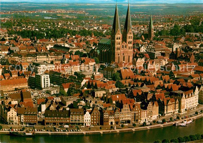 Luebeck Fliegeraufnahme