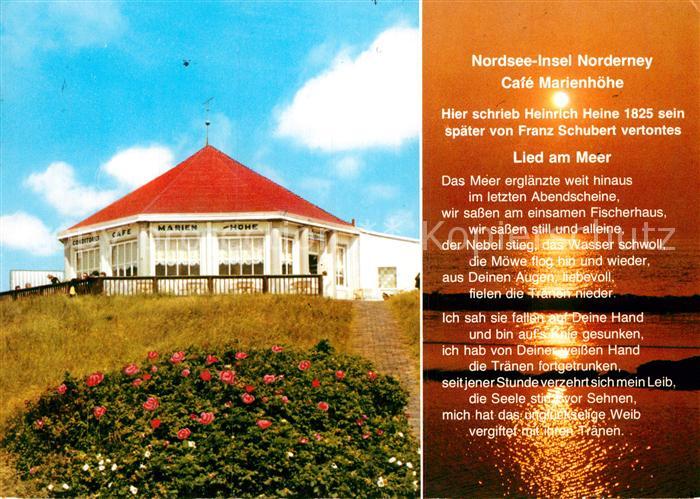 Norderney Nordseebad Cafe Marienhoehe