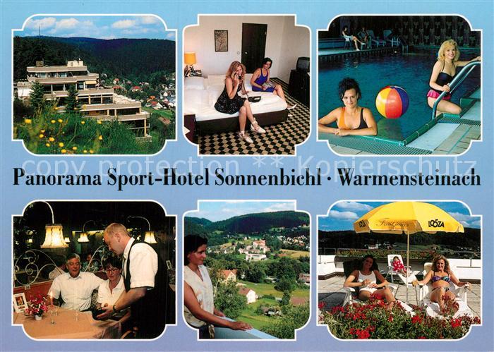 Warmensteinach Panorama Sporthotel Sonnenbichl Zimmer Hallenbad Gaststube Sonnen