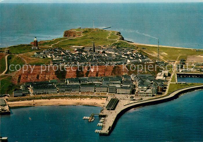 Insel Helgoland Fliegeraufnahme