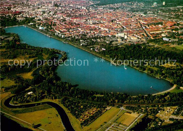 HANNOVER  CITY Fliegeraufnahme mit Maschsee