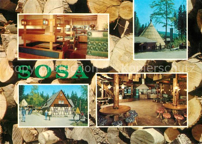 Sosa Erzgebirge Konsum Gaststaetten Koehlerhuette und Meiler