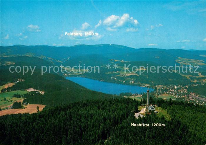 Titisee-Neustadt Fuerstenberg Rasthaus Bergpension Hochfirst mit Feldberg Fliege