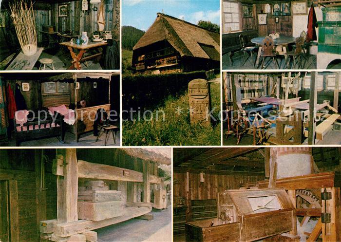 Gutach Schwarzwald Landgasthof zum Museum Schwarzwaldbahn Freilichtmuseum Vogtsb