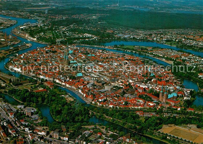 Luebeck Fliegeraufnahme