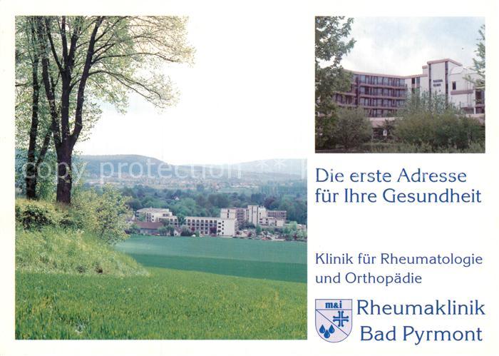 Bad Pyrmont Klinik fuer Rheumatologie und Orthopaedie