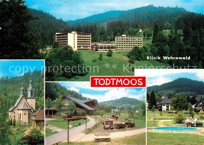 Todtmoos Klinik Wehrawald Kirche Dorfmotiv Park