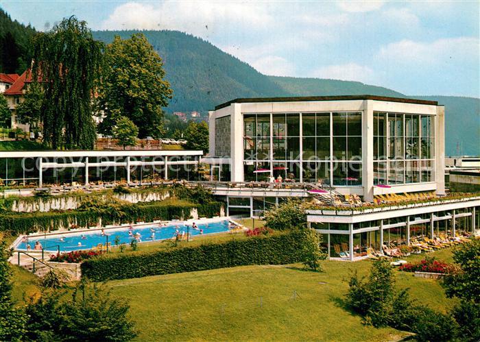 Wildbad Schwarzwald Thermal Hallenbewegungs Freibad