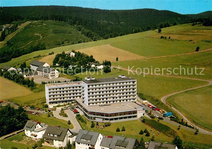 Willingen Sauerland Hochsauerlandklinik Fliegeraufnahme
