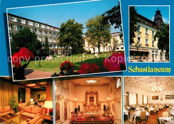 Bad Woerishofen Kneipp Kurklinik Sebastianeum Aufenthaltsraum Altar Speisesaal