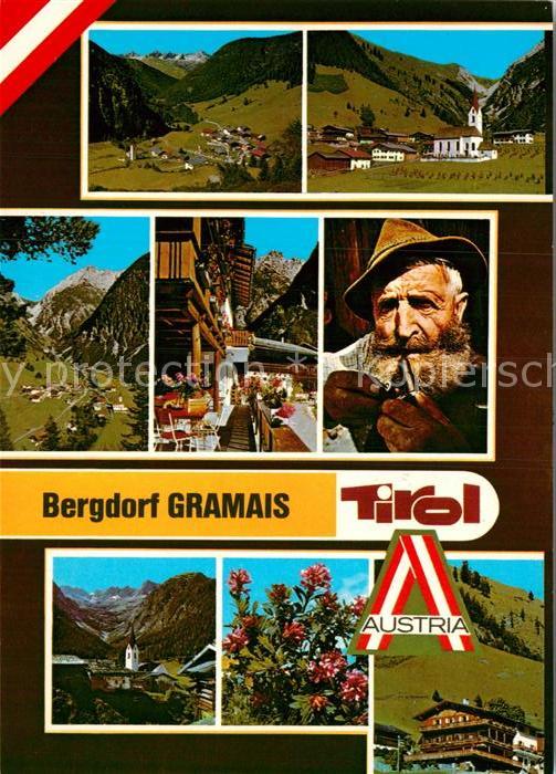 Gramais Bergdorf im Lechtal Teilansichten