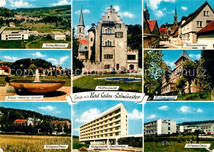 Bad Soden-Salmuenster Kurmittelhaus Koenig Heinrich Sprudel Kurpensionen Huetten