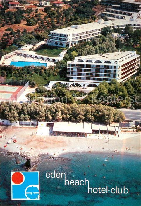 Athen Griechenland Eden Beach Hotelclub Fliegeraufnahme