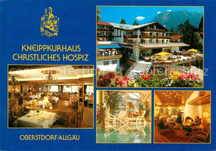 Oberstdorf Kneippkurhaus Christl Hospiz Terrasse Gastraeume