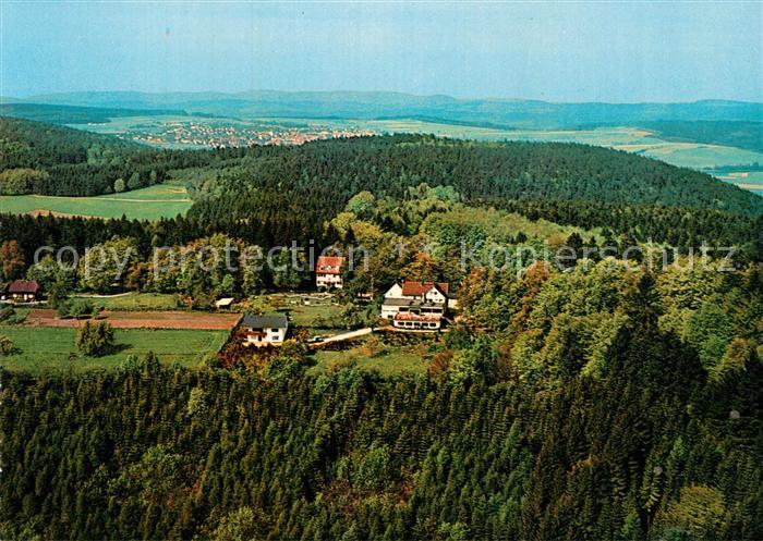Sensbachtal Gasthof Hoehenpension Reussenkreuz Fliegeraufnahme