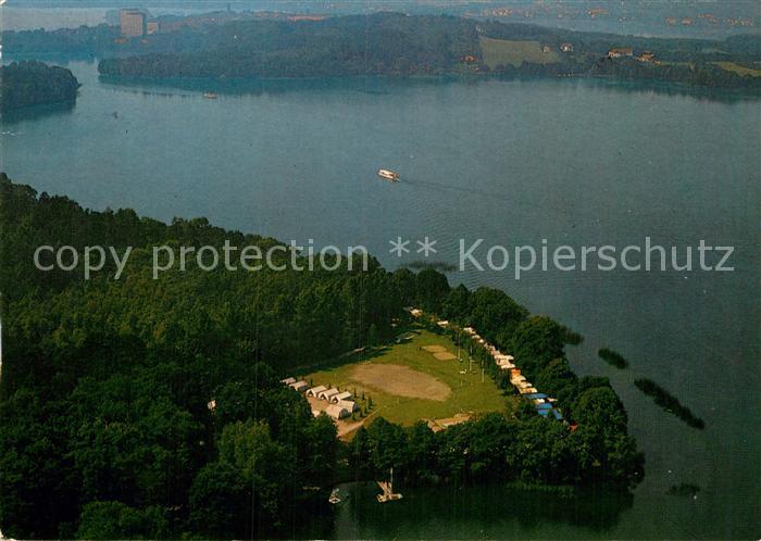 Boesdorf Ploen Zeltlager Adlerhorst der FT Adler Kiel Fliegeraufnahme